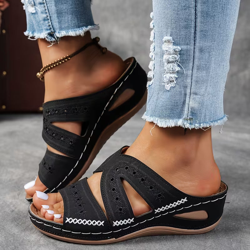 Sandales Orthopédiques Confort Floral
