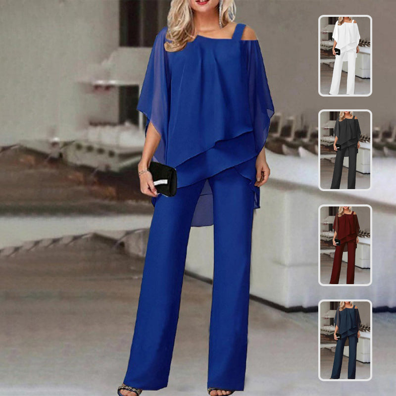 Ensemble Femme Chauve Souris Asymétrique