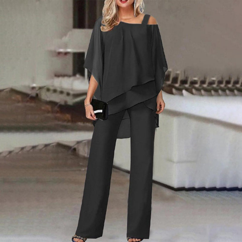 Ensemble Femme Chauve Souris Asymétrique