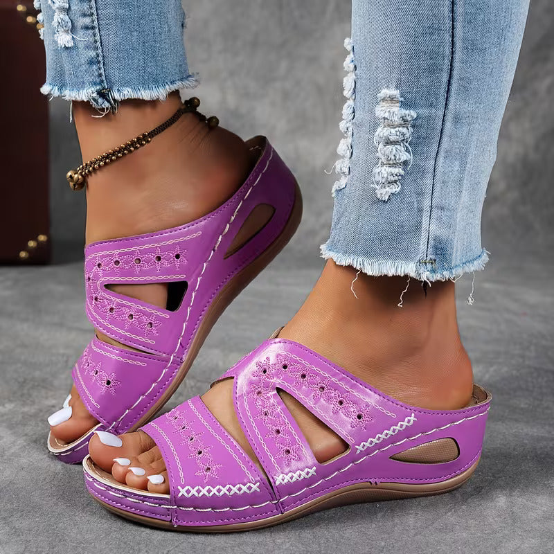 Sandales Orthopédiques Confort Floral