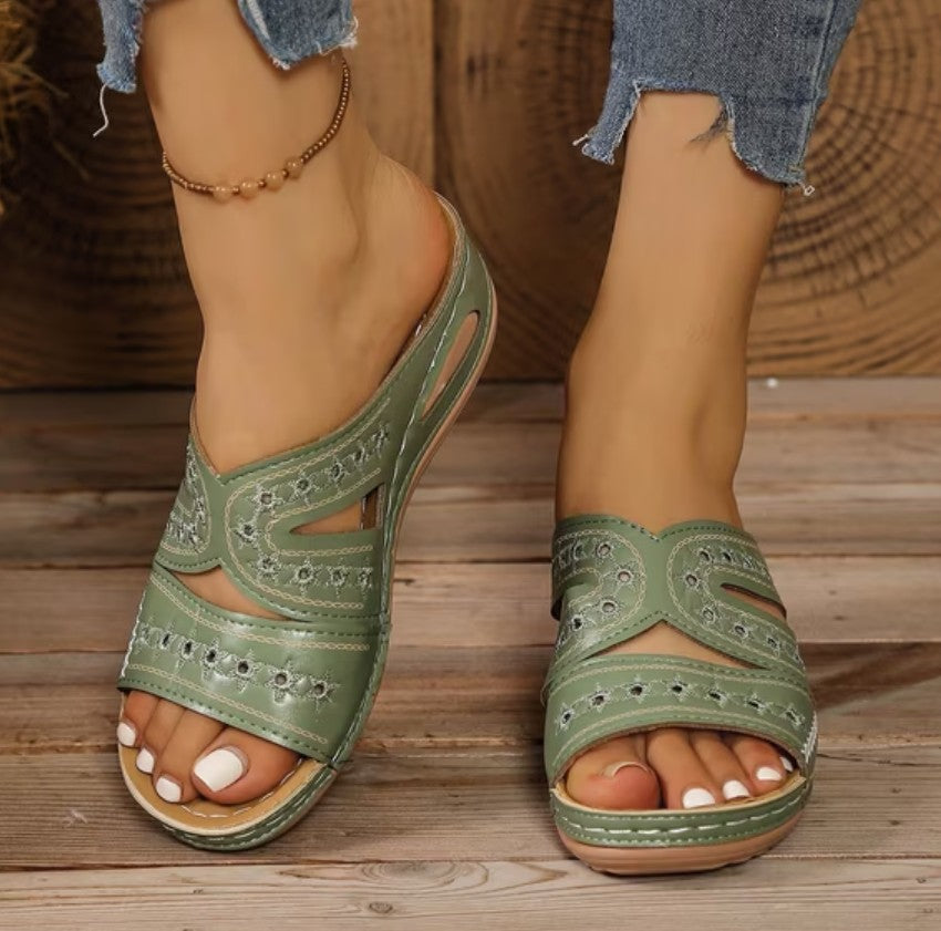 Sandales Orthopédiques Confort Floral