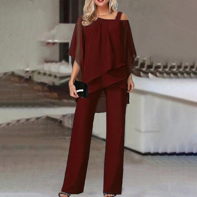Ensemble Femme Chauve Souris Asymétrique