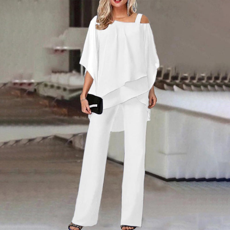 Ensemble Femme Chauve Souris Asymétrique