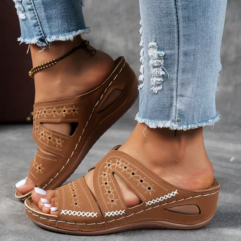 Sandales Orthopédiques Confort Floral