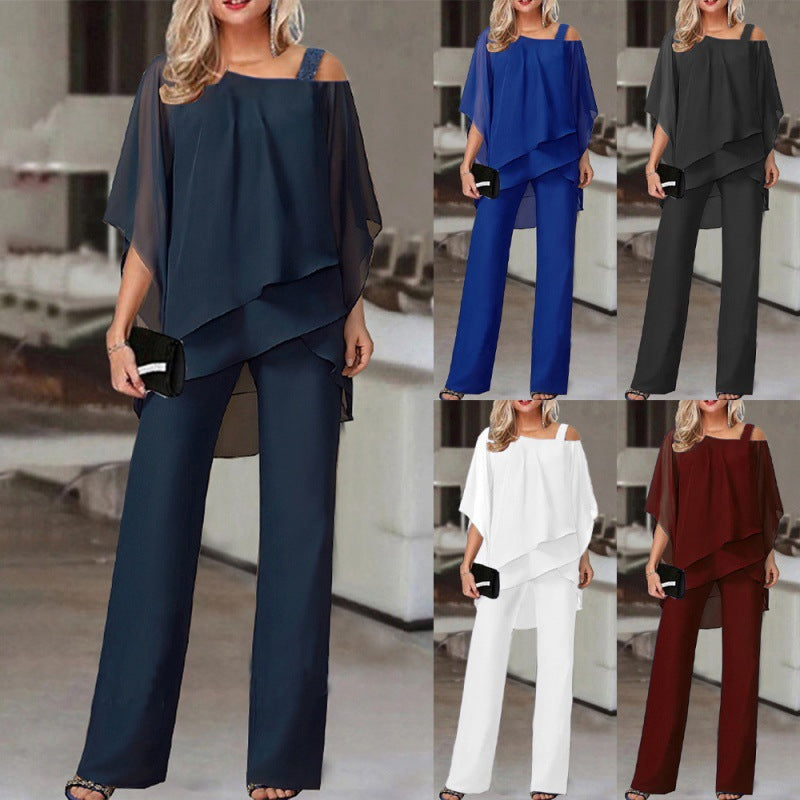 Ensemble Femme Chauve Souris Asymétrique