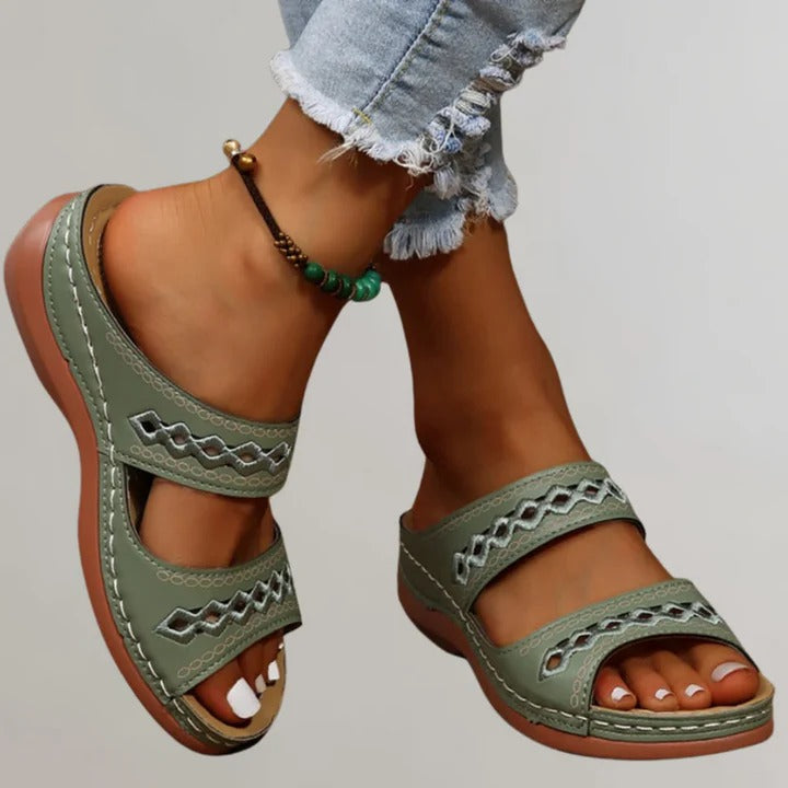 Sandales Orthopédiques Confort Floral